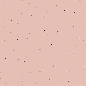 Speckled Clay // Pale Blush Pink Peach