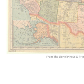 1895 United States Map