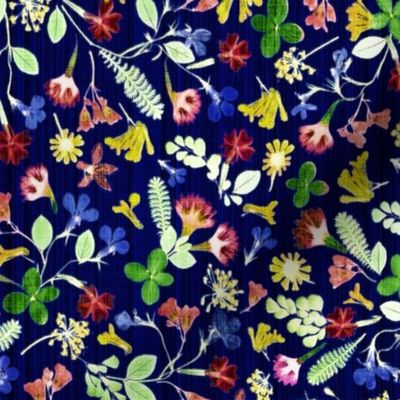 jewel tone ditsy floral