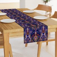 Sapphire Blue Paisley (Large scale)