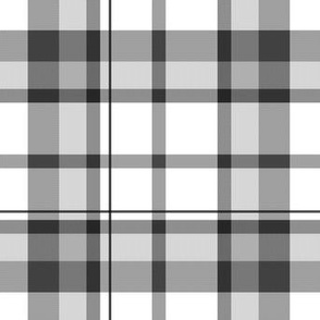 Persuadable Plaid, Grey scale  