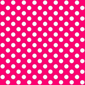 Pink_FF0071+Polka white dots