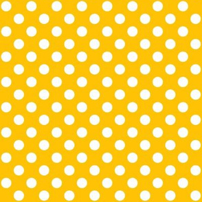 Yellow_FFC204+ Polka white dots