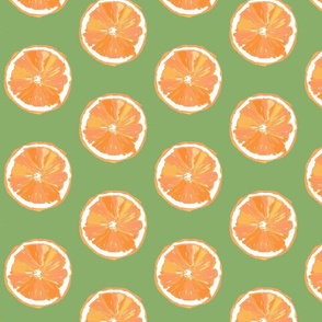 Hand-drawn Pop Art Oranges