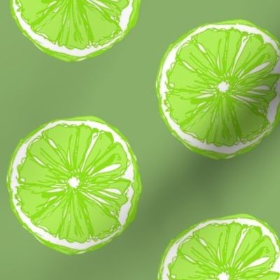 Pop Art Citrus - Limes