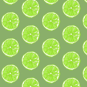 Pop Art Citrus - Limes