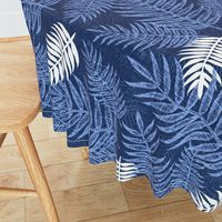 Tropical Lace /  Large Classic Blue 