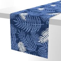 Tropical Lace /  Large Classic Blue 