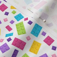 Building brick scatter pastels- Small