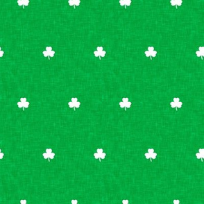 shamrocks - polka dots - green - St Patrick's day - LAD19