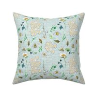 Garden Bee Hive ( minty blue) MED 