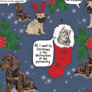 Feminist Christmas Critters