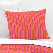 Spring Stripe -  Hot pink and mango