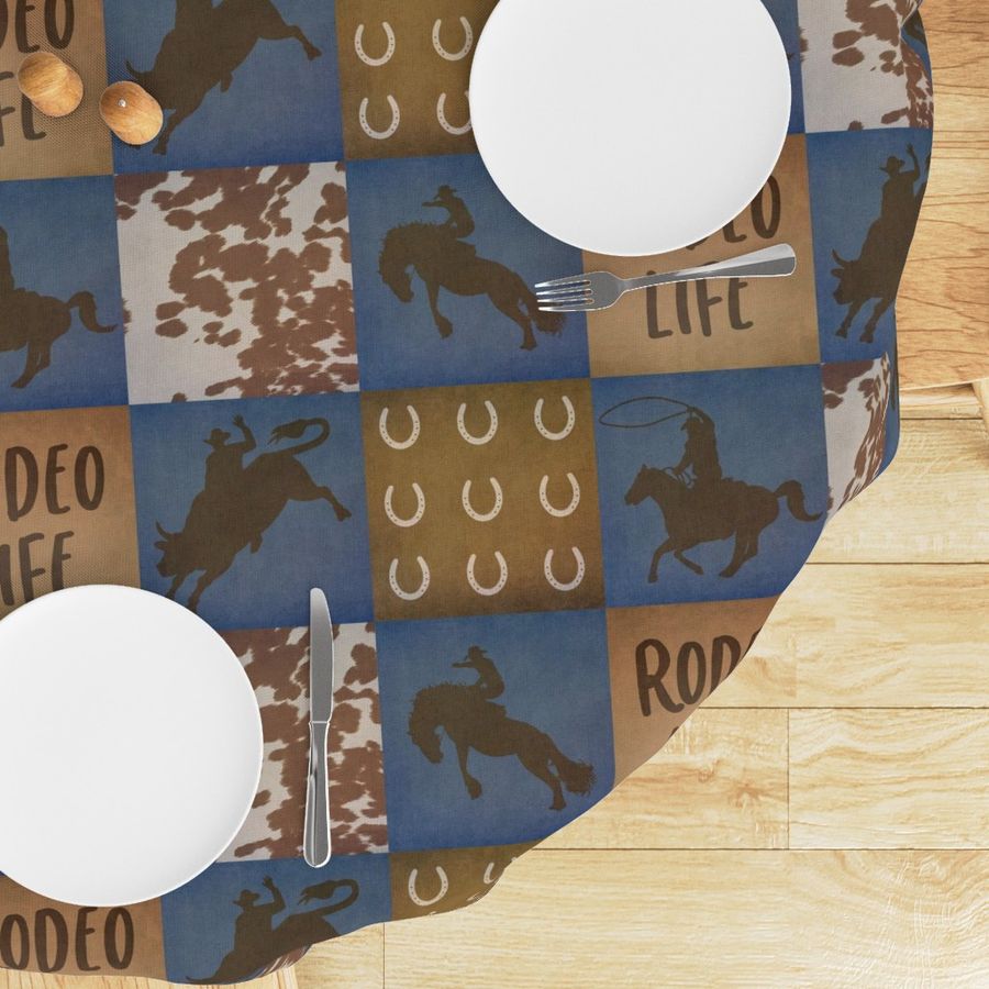 Rodeo Life Patchwork 7 Inch