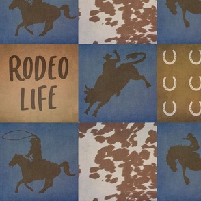 Rodeo Life Patchwork 7 Inch