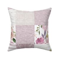 Mauve floral Patchwork 