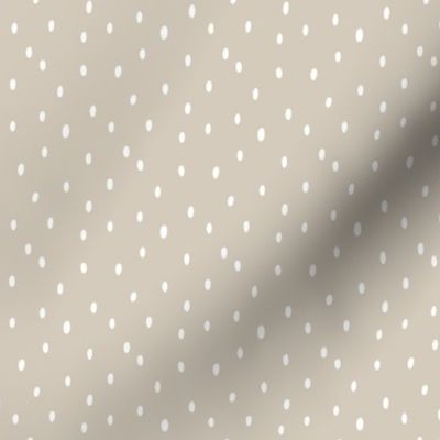 Spots - beige - little random oval like marks