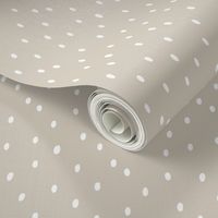 Spots - beige - little random oval like marks