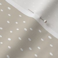 Spots - beige - little random oval like marks