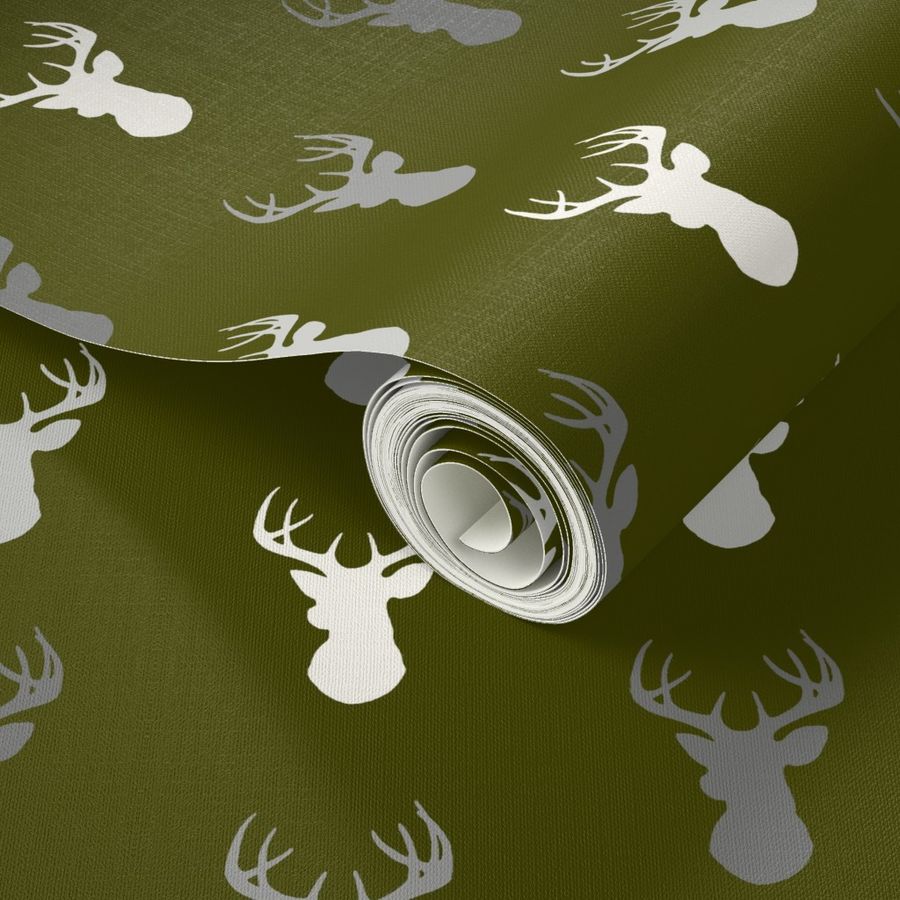 Deer - army green and gray