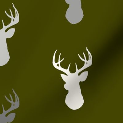 Deer - army green and gray