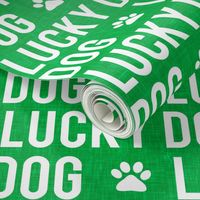 Lucky dog - green - LAD19