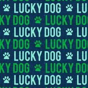 Lucky dog - navy - LAD19