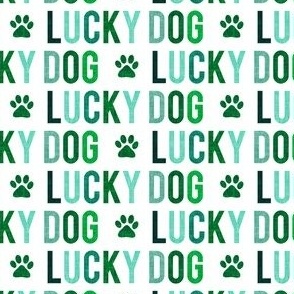 Lucky dog - white - LAD19