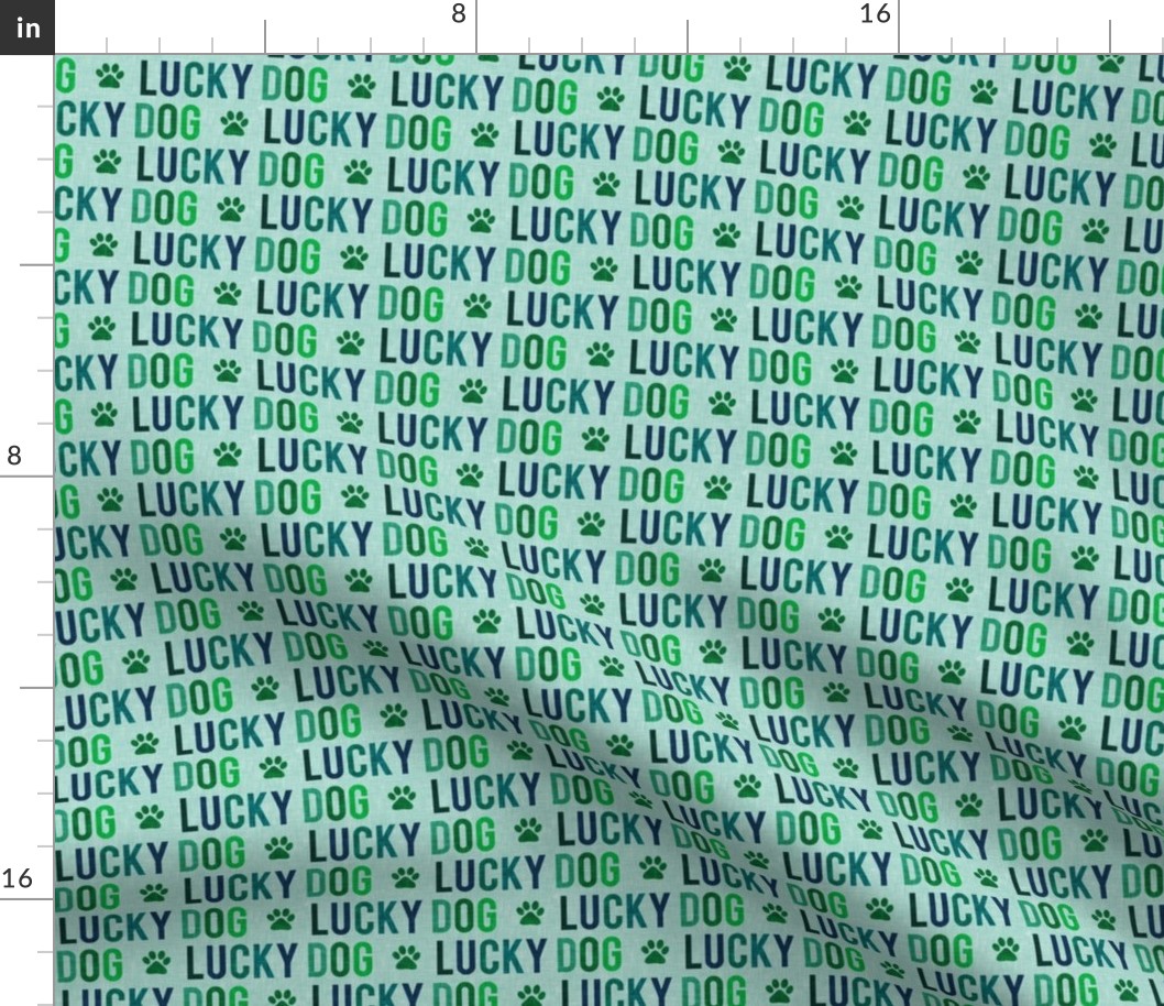 Lucky dog - mint - LAD19