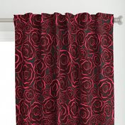 Just Roses dark red Large print