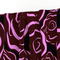 Just Roses dark pinks Jumbo print