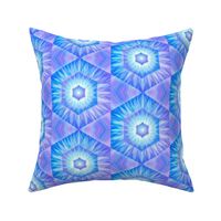 Violet Blue Crystal Snowflake