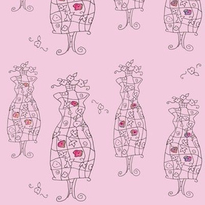 Pink Dress Forms