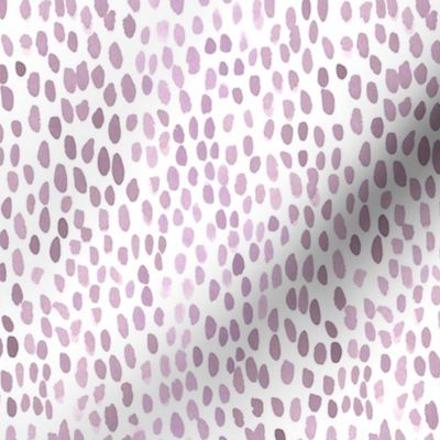 dusty lavender watercolor dots 
