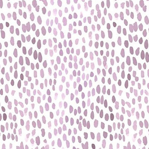 dusty lavender watercolor dots 