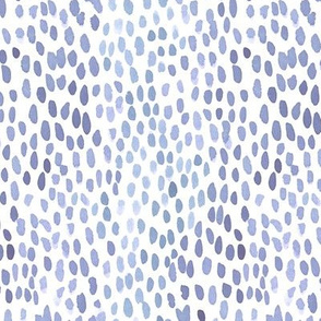 blue watercolor dots