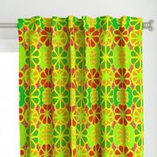 Pop Art Geometric Citrus Florals