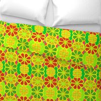 Pop Art Geometric Citrus Florals