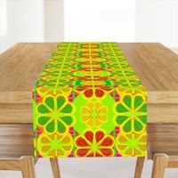 Pop Art Geometric Citrus Florals