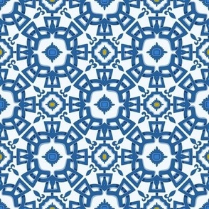 Portuguese Tiles with lapis lazuli color 