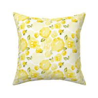 Soft Yellow Watercolor Rose, small