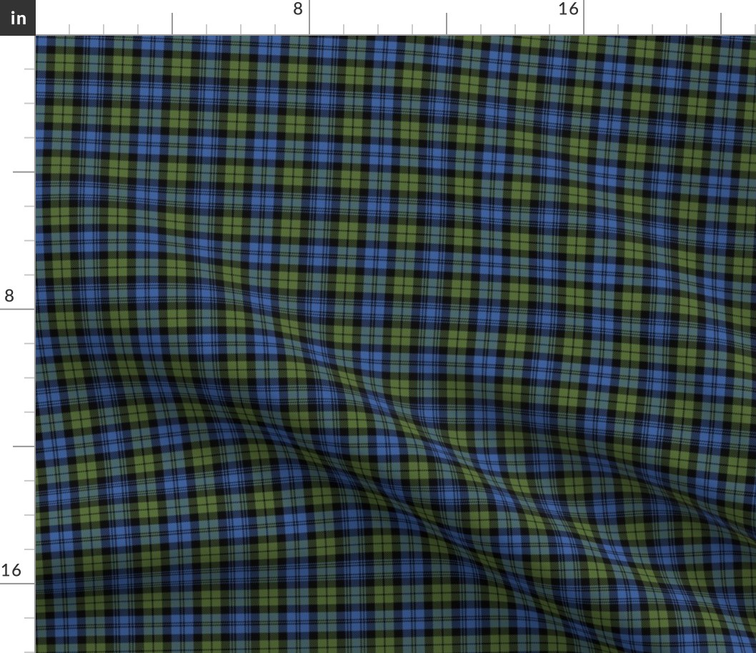 Campbell 1739 tartan, 3"  muted bright