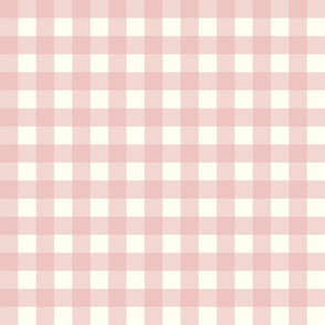 gingham checks pink