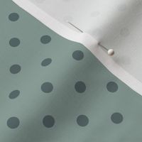 eucalyptus swiss dots on mint