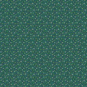 Green Winding Floral Small