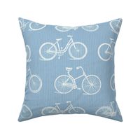 Bicycles on Slate Blue