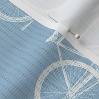 Bicycles on Slate Blue