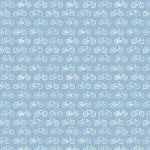 Bicycles on Slate Blue (Small Print)