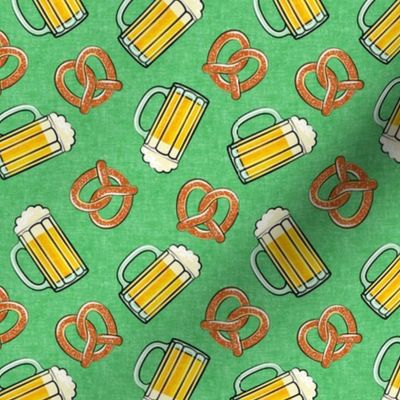 Beer and Pretzels - light green - LAD19