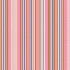 Stripes Pink, plum, plum, gray, tan, light pink